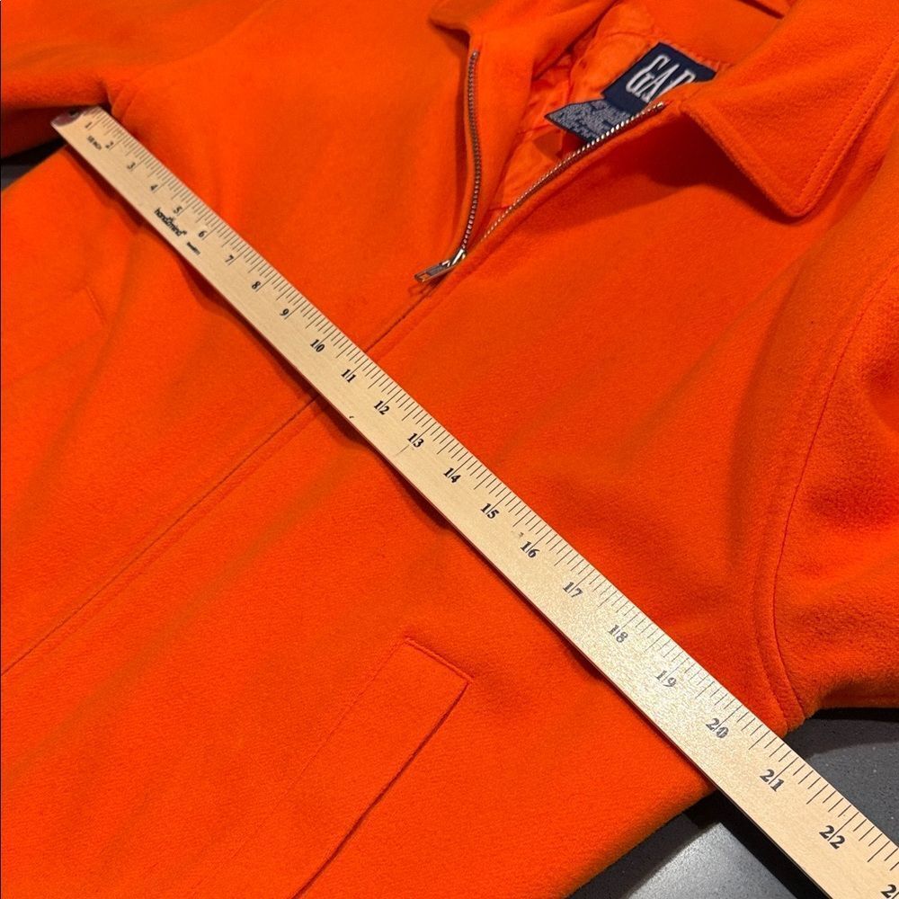 Gap Vibrant Orange Jacket Excellent Condition - image 7